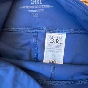 Athleta Girl Blue Leggings